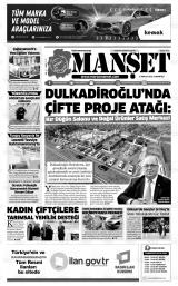 KAHRAMANMARAŞ MANŞET