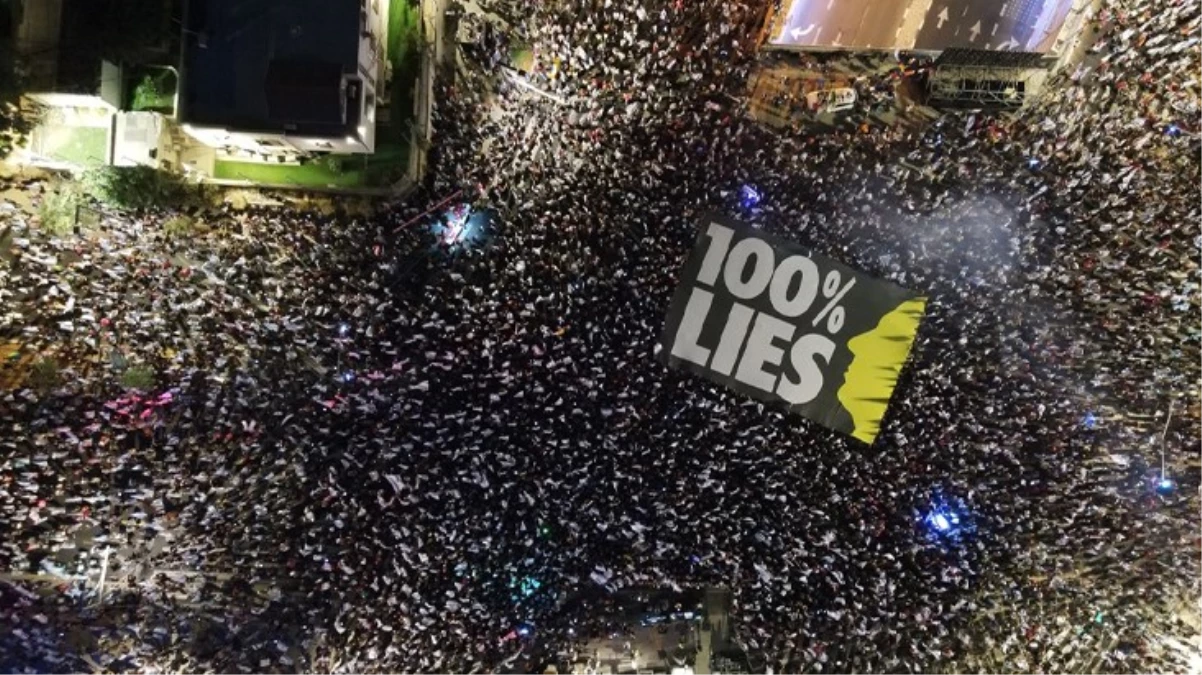 İsrail’de isyan ateşi sönmüyor! Yüz binlerce kişi protestoların 31. haftasında yeniden sokaklara indi