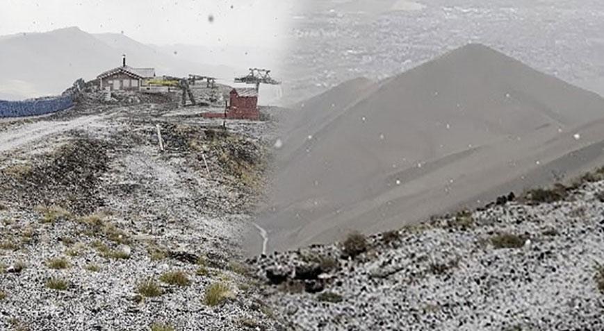 Palandöken’de mevsimin ilk kar yağışı beklenirken büyük şok!