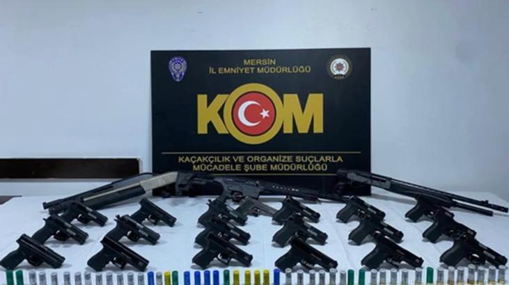 12 ilde operasyon! 217 ruhsatsız silah ele geçirildi