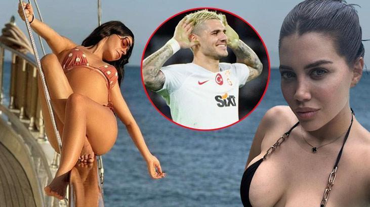 Simge Sağın’dan tekne pozları! ‘Wanda Nara yan yan bakıyor sana, haberin olsun’