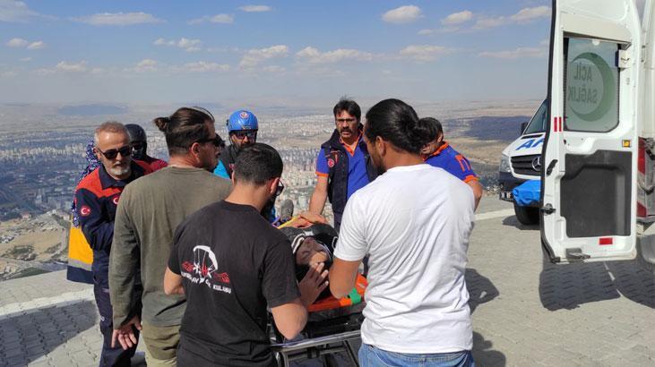 Ters rüzgara kapılan 2 paraşütçü metrelerce yükseklikten düştü