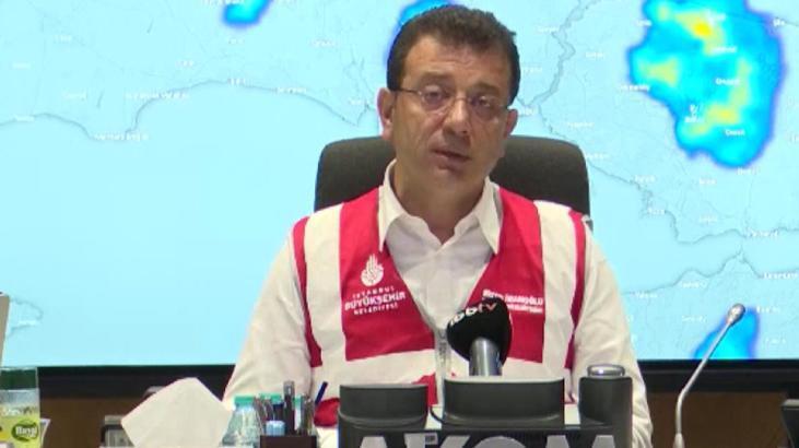 İBB Başkanı İmamoğlu’ndan sağanak yağış uyarısı