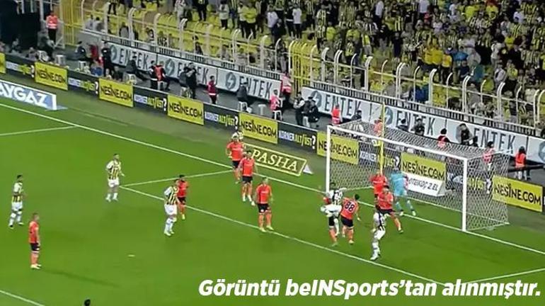 Fenerbahçe-Başakşehir maçında tartışmalı pozisyon: Ya elle oynama olmasaydı? Sarı kartta faul bile yok