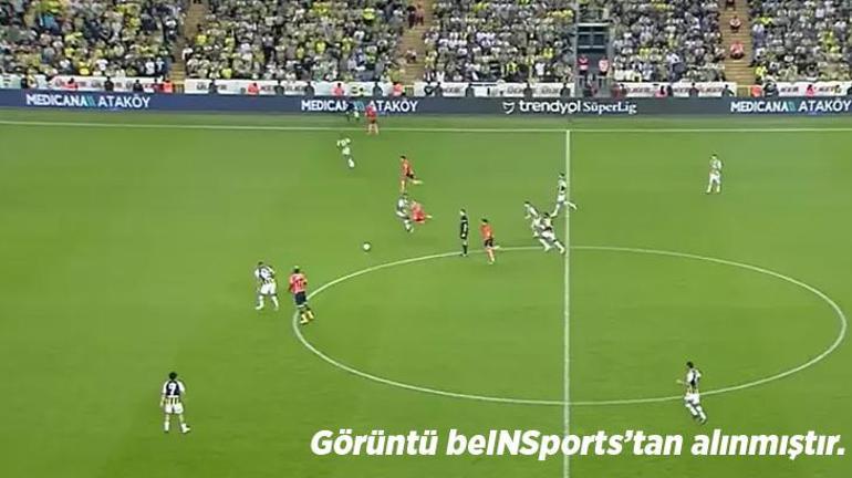 Fenerbahçe-Başakşehir maçında tartışmalı pozisyon: Ya elle oynama olmasaydı? Sarı kartta faul bile yok