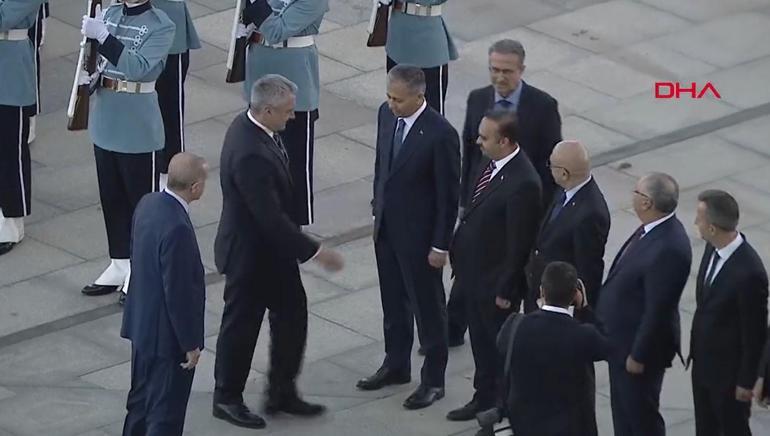 Cumhurbaşkanı Erdoğan, Karl Nehammer'i resmi törenle karşıladı