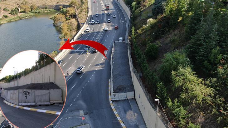 Maltepe’de kayan istinat duvara kumlu önlem!