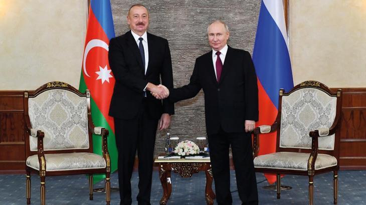 Aliyev ve Putin, Kırgızistan’ın başkenti Bişkek’te bir araya geldi