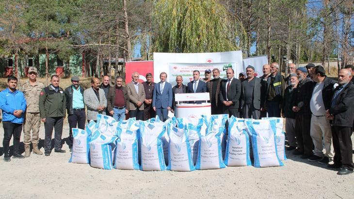 Devlet destekli buğday tohumu dağıtıldı