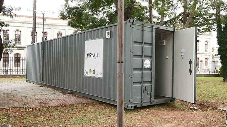 Bu konteynerin içinde! Türkiye’nin en büyüğü oldu