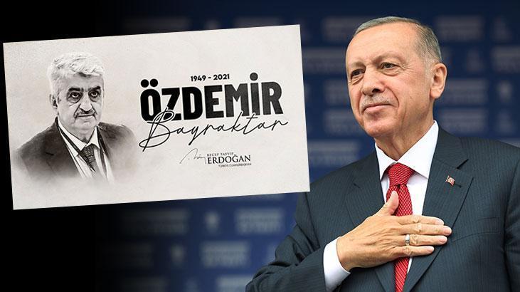 Cumhurbaşkanı Erdoğan’dan Özdemir Bayraktar mesajı: Rahmetle yad ediyorum