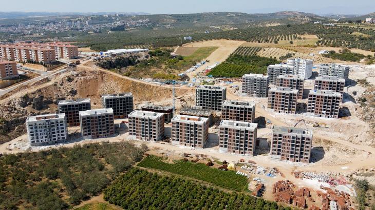 Hatay’da binlerce afet konutunun kaba inşaatı bitti