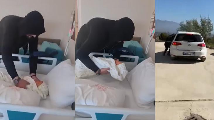 Hastane’de çocuk kaçırma tatbikatı: Kendini role fazla kaptırınca viral oldu