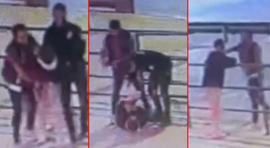 Şüpheliyle fevri olarak güç kullanan polis ile bekçi açığa alındı