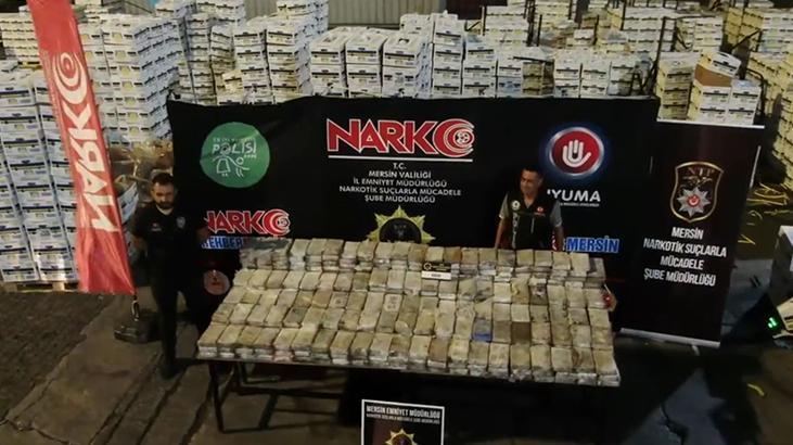 Mersin Limanı’ndaki uyuşturucu operasyonunda 3 tutuklama