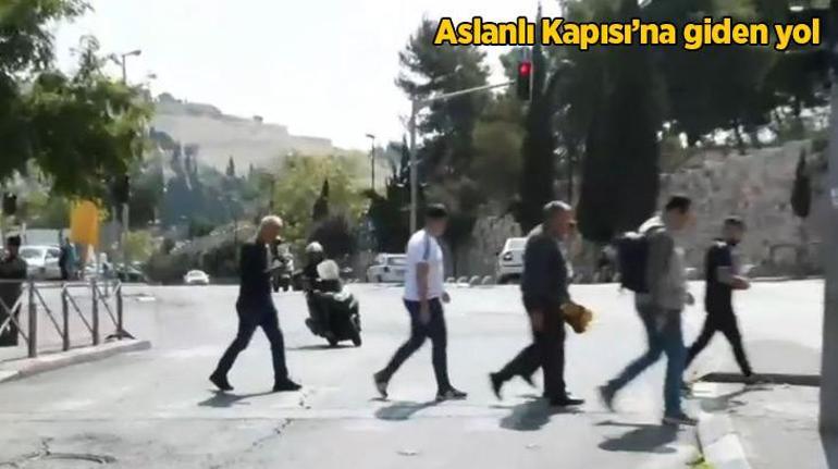 İkinci cuma! Mescid-i Aksa'da İsrail polisi her yeri sardı