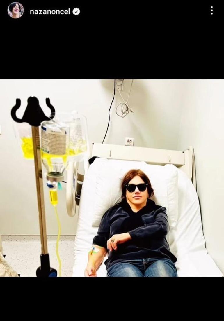 Nazan Öncel hastane odasından paylaştı! 'Kurşun döktürelim'