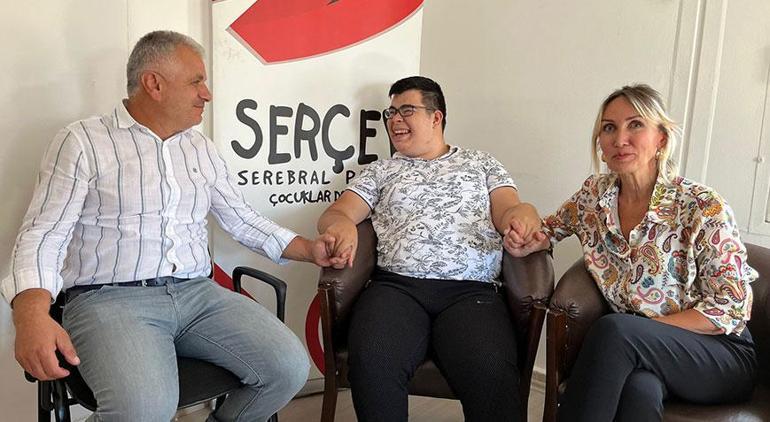 Serebral palsi hastası Serhat’ın hayali gerçek oldu