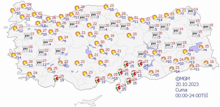 Son dakika... Sıcaklıklar ülke genelinde düşüyor! İstanbul dahil 14 ile sarı uyarı