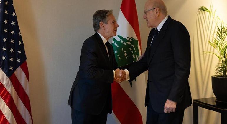 Blinken Lübnan Başbakanı ile görüştü