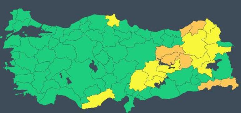 Son dakika... Meteoroloji yeni haritayı paylaşıp saat verdi! Yoğun kar ve sağanak uyarısı