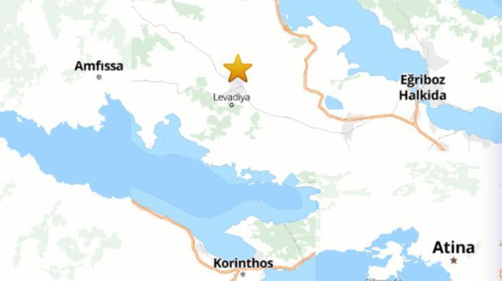 Yunanistan’da 5 büyüklüğünde deprem