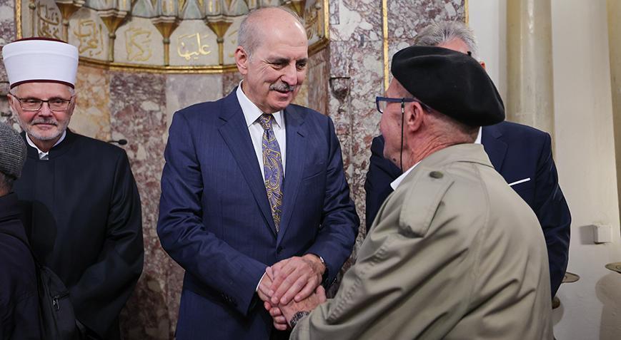 Meclis Başkanı Kurtulmuş cuma namazını Bosna Hersek’te kıldı