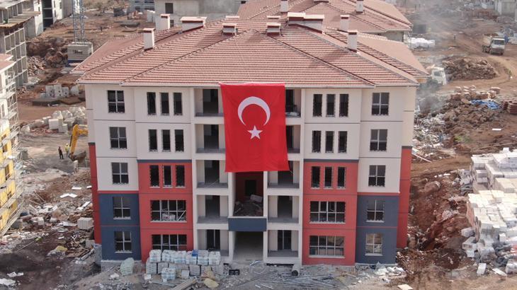 Afet konutları hızla yükseliyor! Yılbaşında teslim edilecek