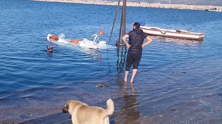 Bandırma’da lodos nedeniyle 3 tekne battı