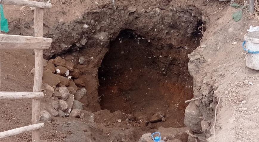 ‘Çadır kamuflajlı’ kaçak kazı!