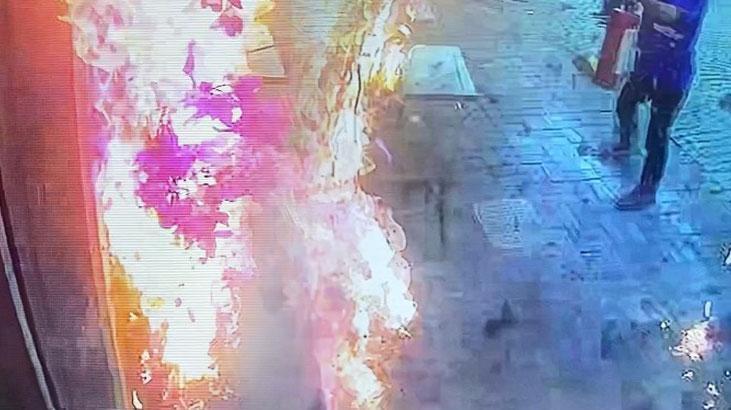 Çiçek koparmak istedi 100 bin liralık zarar verdi