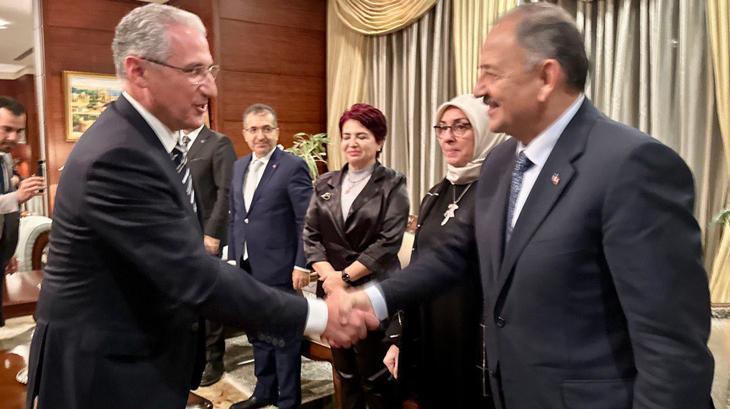 Bakan Özhaseki, Azerbaycan’ın başkenti Bakü’ye gitti