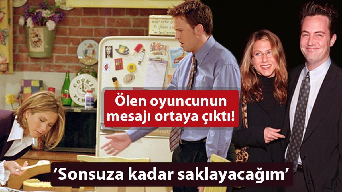 Jennifer Aniston, Matthew Perry’nin mesajını paylaştı! ‘Sonsuza kadar saklayacağım’