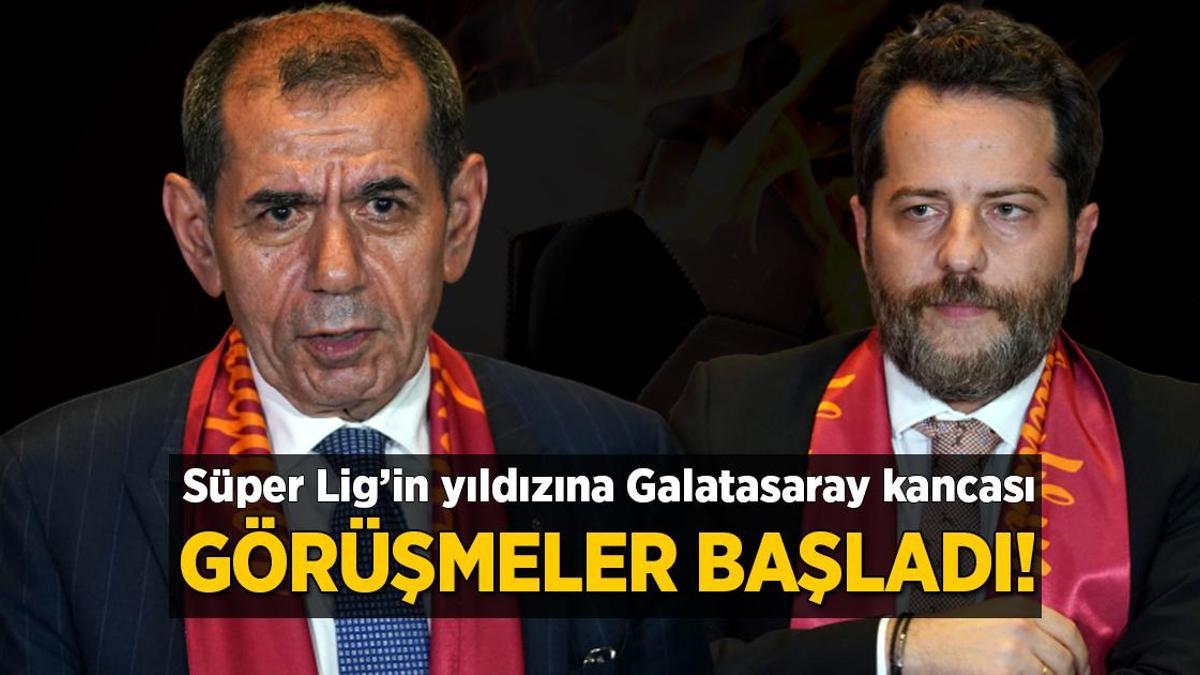Galatasaray’dan Süper Lig’in yıldızına transfer kancası! Görüşmeler başladı