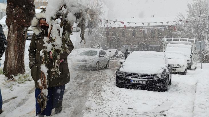 ‘Türkiye’nin Sibirya’sı! Kar kendini gösterdi
