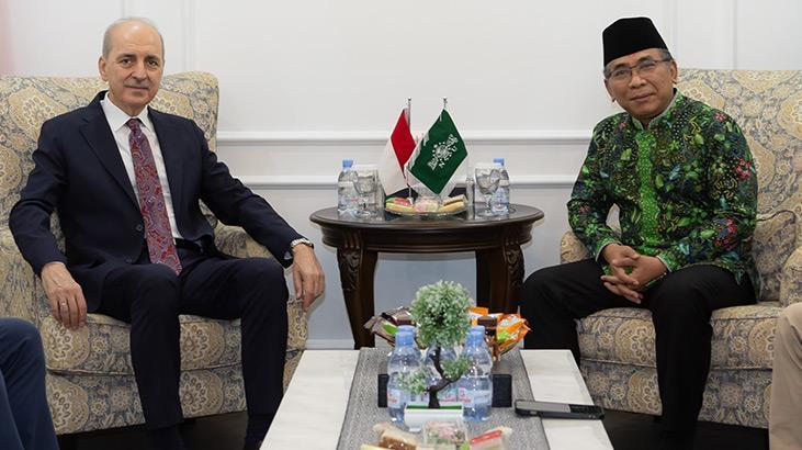 TBMM Başkanı Kurtulmuş, Ulama’yı ziyaret etti