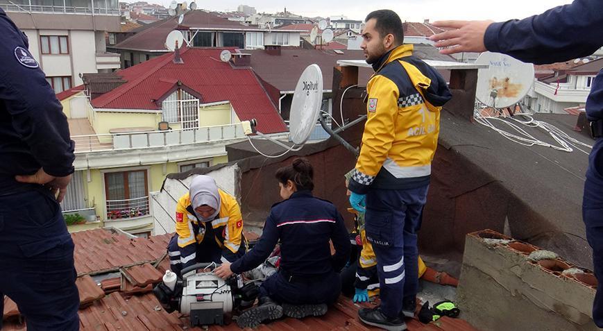 ‘Çalışacağım’ dedi! Ölüm çatıda yakaladı