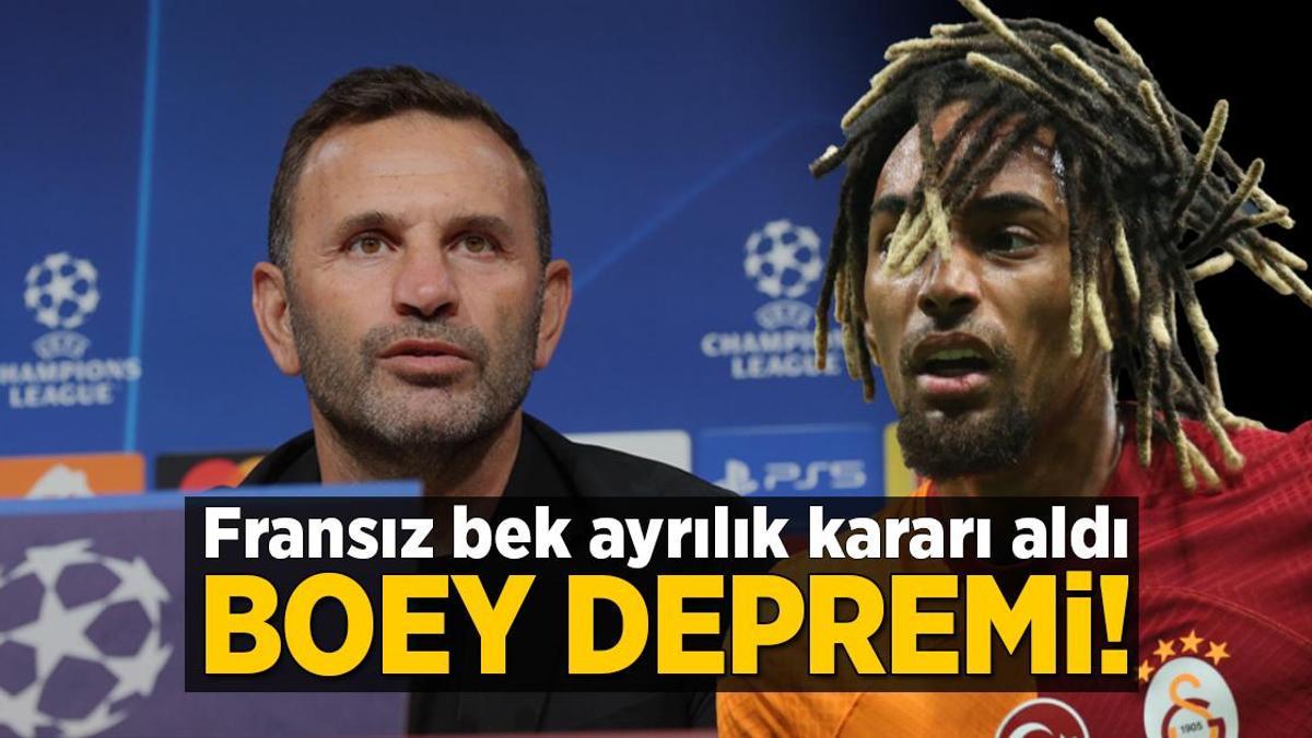Galatasaray’da Sacha Boey depremi! Ayrılık kararı verdi