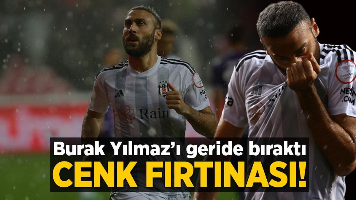 Beşiktaş’ta Cenk Tosun fırtınası! Burak Yılmaz’ı geride bıraktı