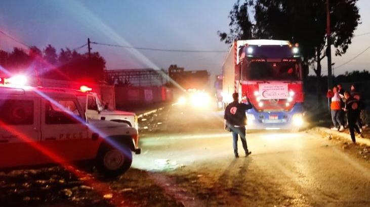 Gazze’ye 100 yardım TIR’ı ulaştı