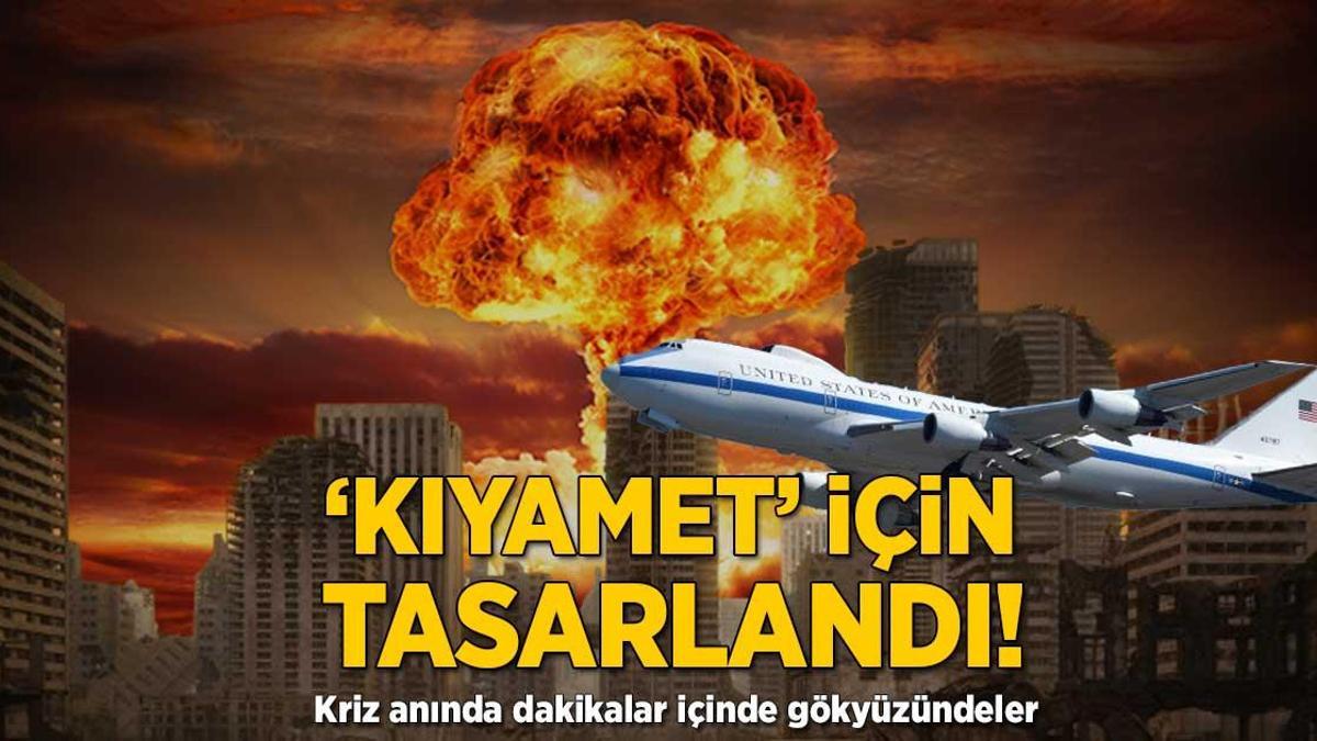 ‘Kıyamet’ için tasarlandı! Kriz anında dakikalar içinde gökyüzündeler