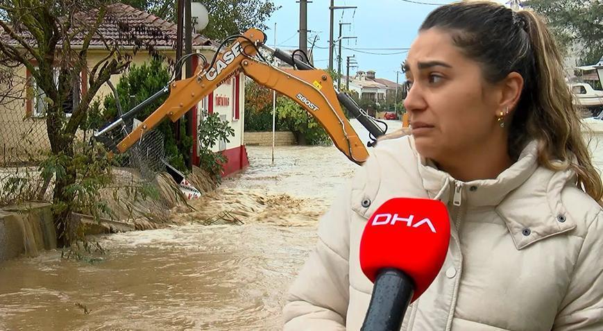 İstanbul’da sağanak! Silivri’de dere taştı, evleri su bastı