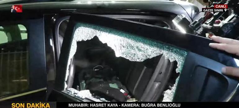 Gazze sınırında gazetecilerin olduğu yere roket düştü! CNN TÜRK muhabiri canlı yayında anlattı