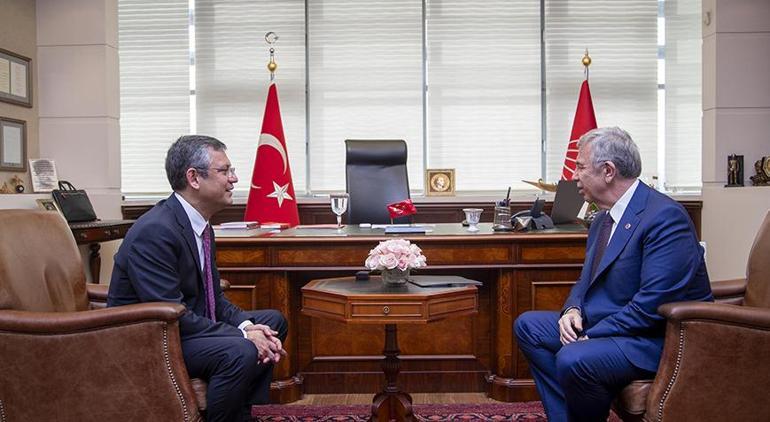 CHP Genel Başkanı Özgür Özel, Mansur Yavaş ile görüştü