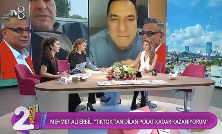 Mehmet Ali Erbil: TikTok'tan Dilan Polat kadar kazanıyorum!