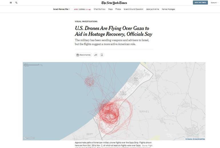 ABD, Gazze semalarında ifşa oldu! Yunan adasından havalandı