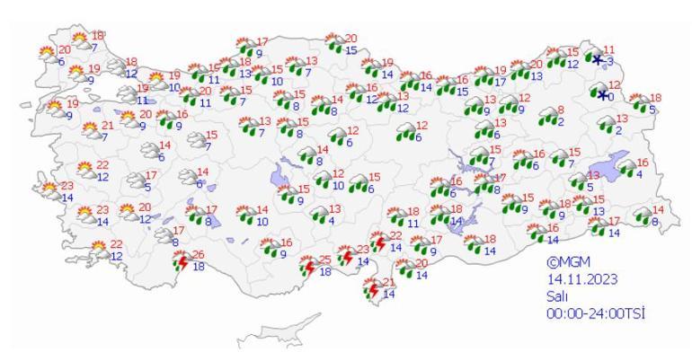 Meteoroloji tek tek saydı: 13 il için uyarı! 'Kuvvetli geliyor'