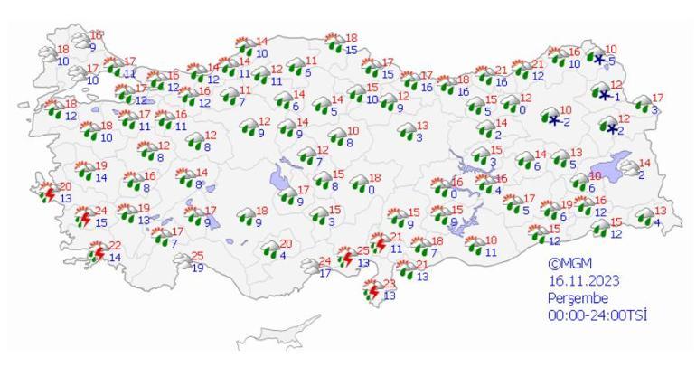 Meteoroloji tek tek saydı: 13 il için uyarı! 'Kuvvetli geliyor'