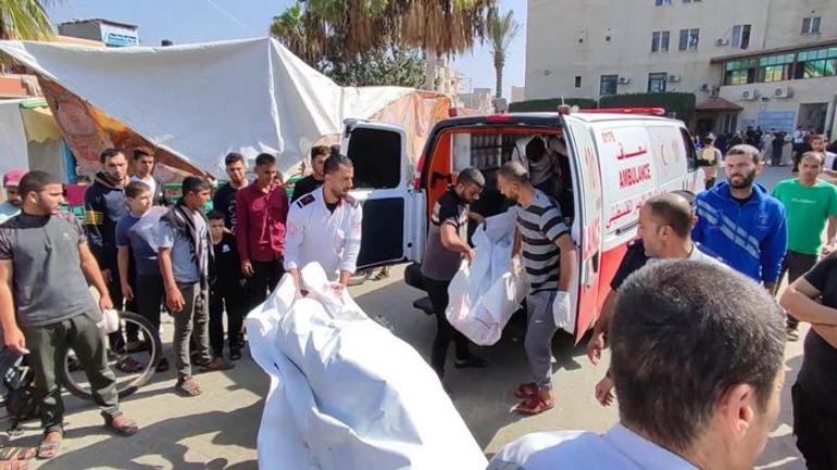 Gazze'de mülteci kampı vuruldu! Hastane morgunda yer kalmadı