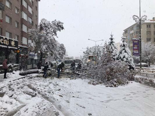 Erzurum'da kar esareti! Hayat durma noktasına geldi